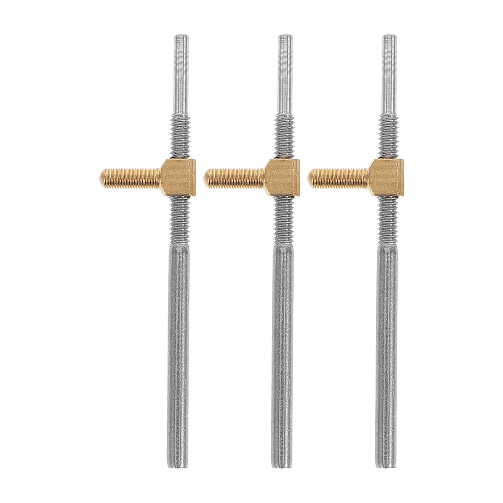 

3Pcs Violin Bow Frog Screw Smooth Surface Easy Carry Install Practical Accessory Screw Rods Violin Replacement