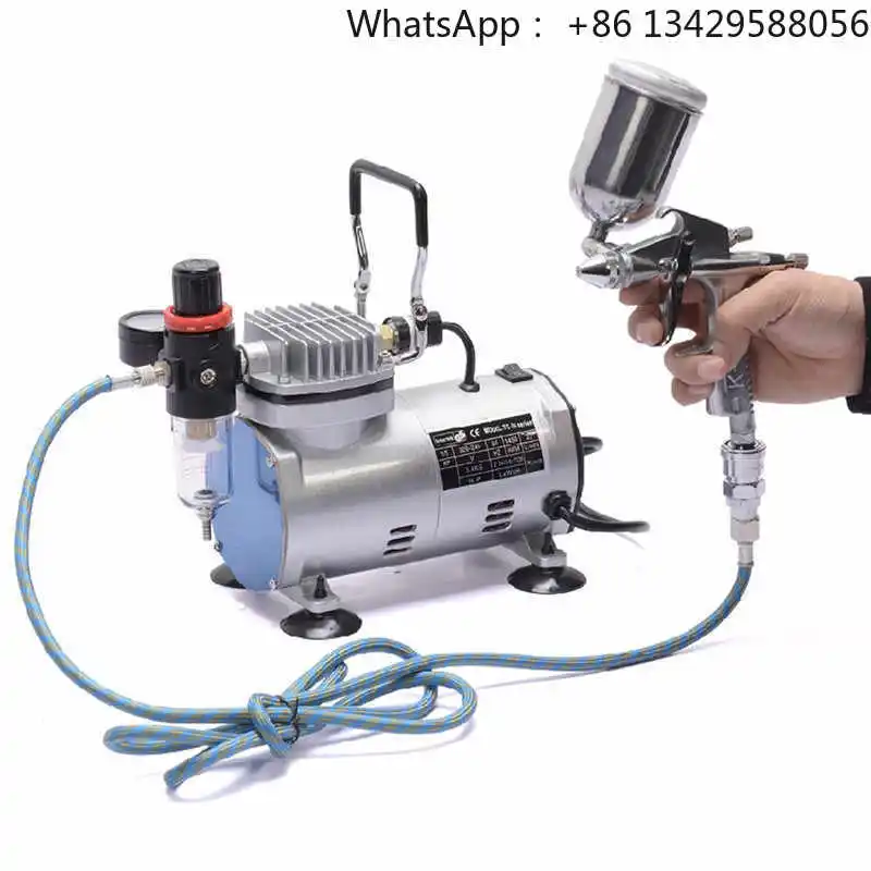 Brushless Inverter Conversion Air Compressor Portable Oil-free Silent Air Pump Wood Spray Paint Air Compression Tank Blast Pump