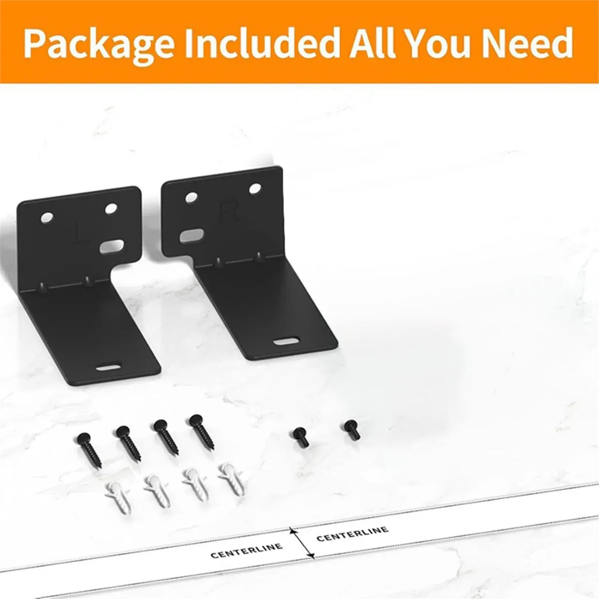 DT90 New Multi-Functional Audio Stand Tv Wall Mount Bracket Soundbar Bracket Soundbar Wall-Mount Bracket