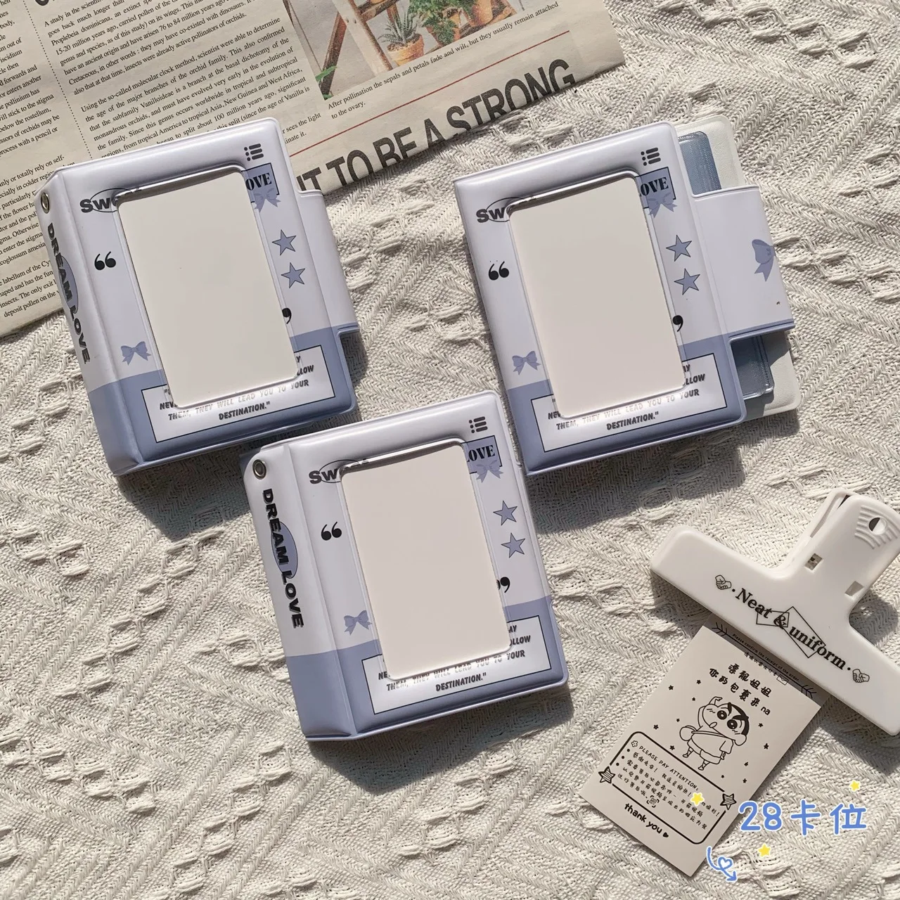 Ballet Sweet Love Stone Pattern Rectangular FramPhoto Bag Star Chasing Card Album