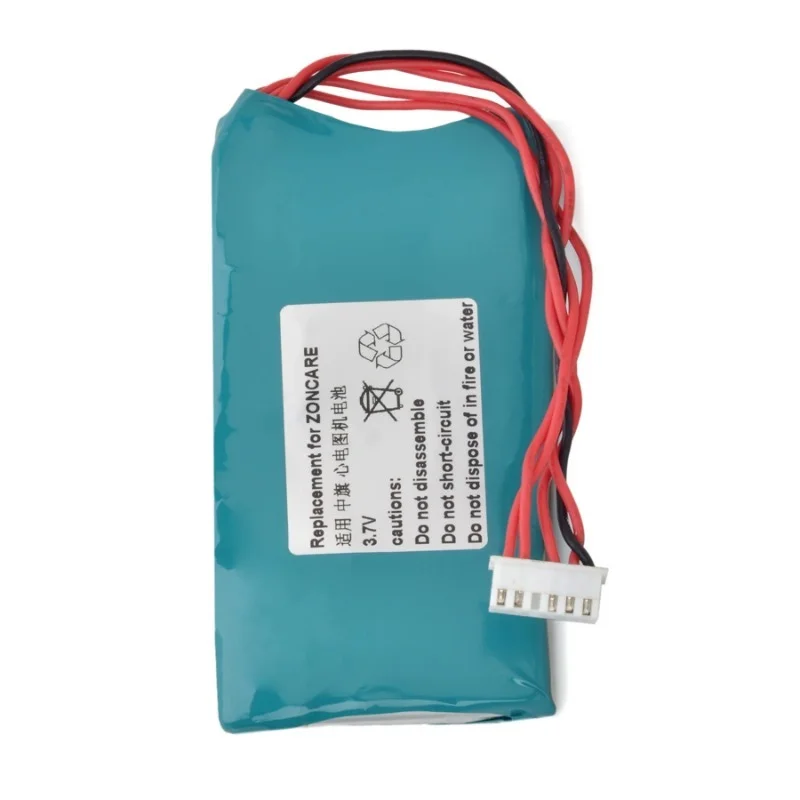 New 11.1V 1500mAh BAT-120005 WPCO5-1041 ECG Battery for ZONCARE ZQ-1201G ZQ-1203C ZQ-12 ZQ-1203G WT-BTQ-08 Replacement Battery