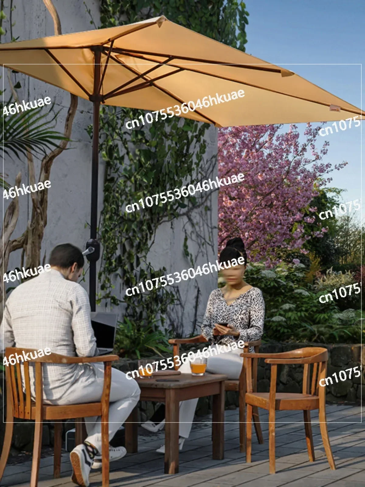

Rainproof Square Umbrella, Outdoor Stall, Courtyard, Terrace, Garden, Balcony, Sun Protection Against