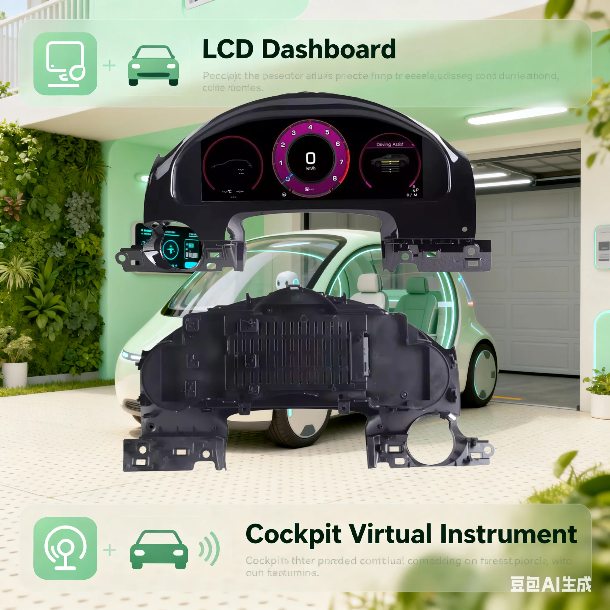 

H приборная панель ЖК-дисплея для Porsche Cayenne 2011-2017 Cayenne Cluster 92A спидометр цифровой прибор 7UI