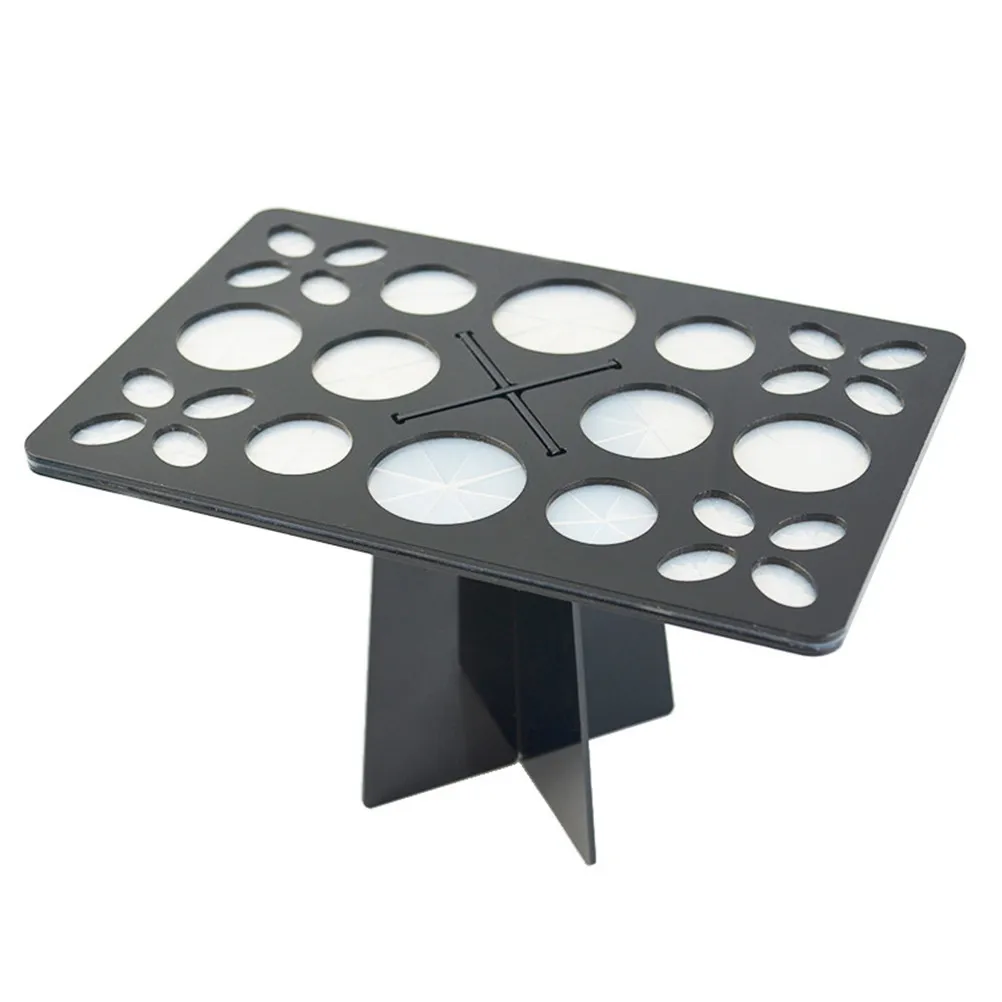 Makeup Brush Drying Rack Air Drying Organizer Foldable Collapsible Tower Tree for Clean Brushes Shelf Travel Friendly