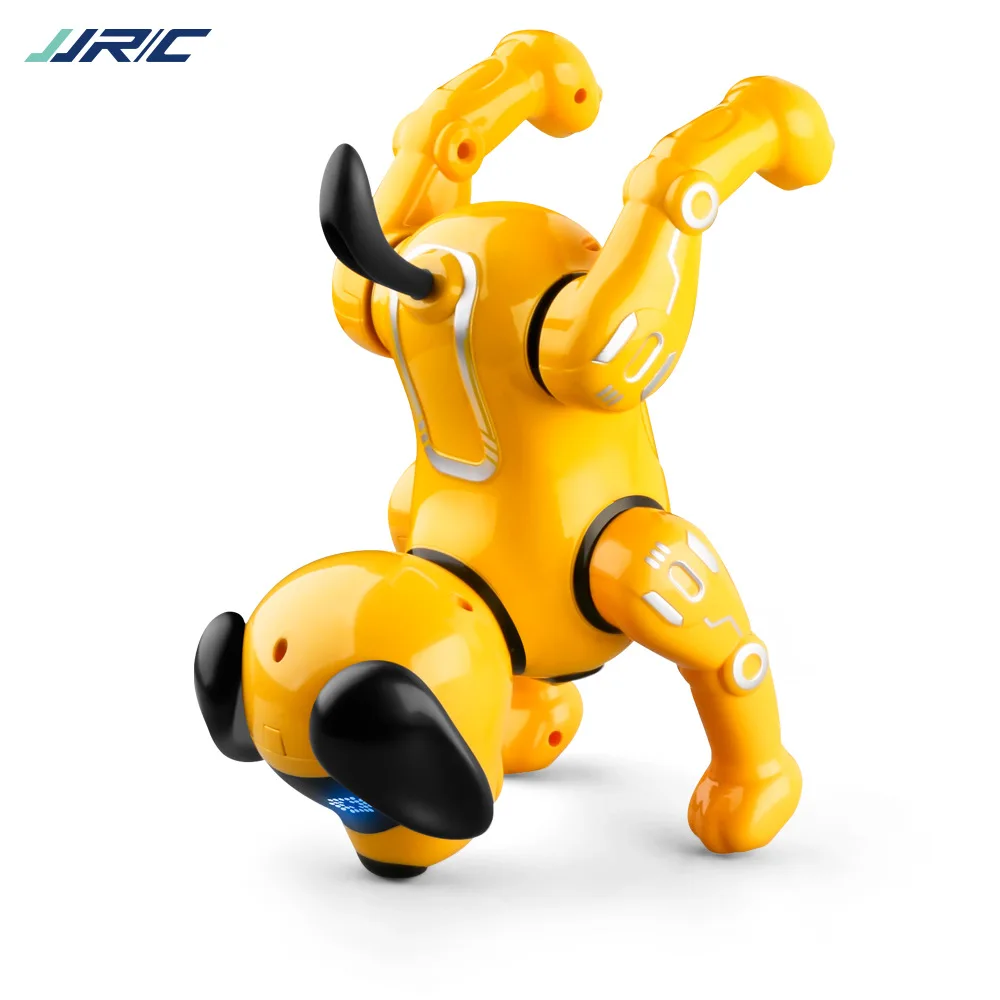 JJRC Smart Remote Control Robot Dog Voice Interaction Gesture Sensing Stunt Interactive Pet Toy For Kids Birthday Holiday Gift