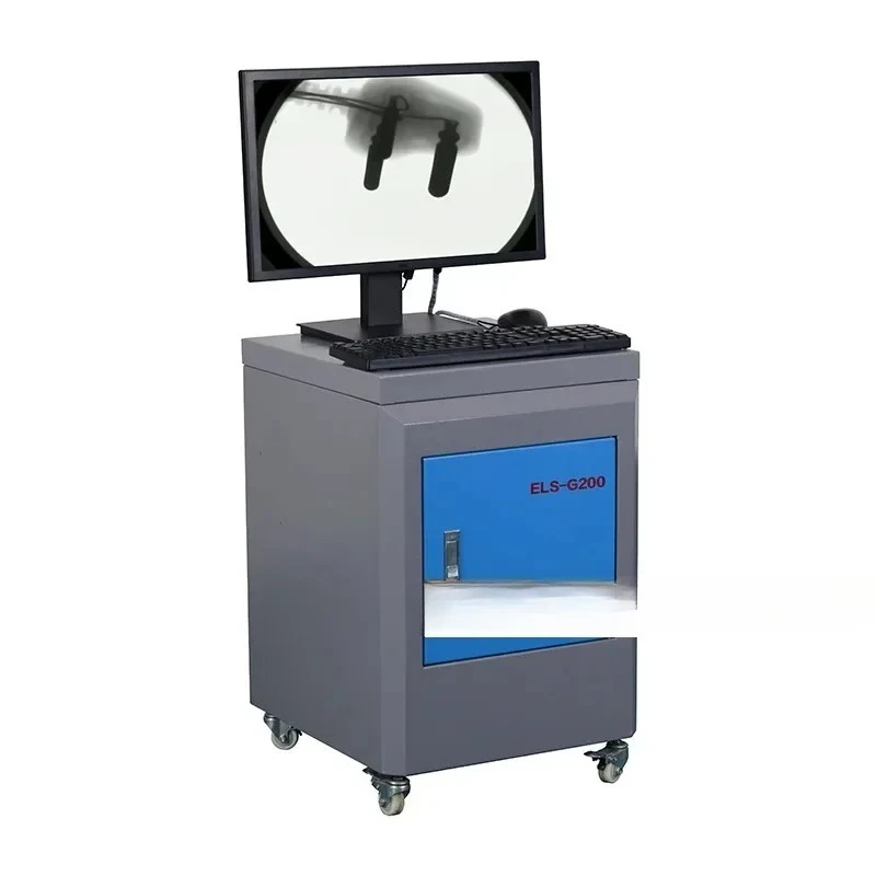 Non destructive perspective equipment for internal structural cracks in batteries, with small pores in the battery panel