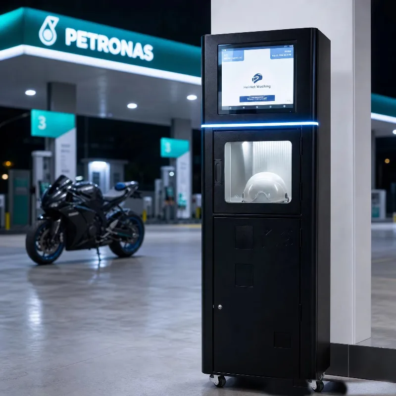 Motorcycle Store Dedicated Portable Helmet Cleaning Vending Machine Custom Self‑service Washing For On‑site Helmet Sanitation