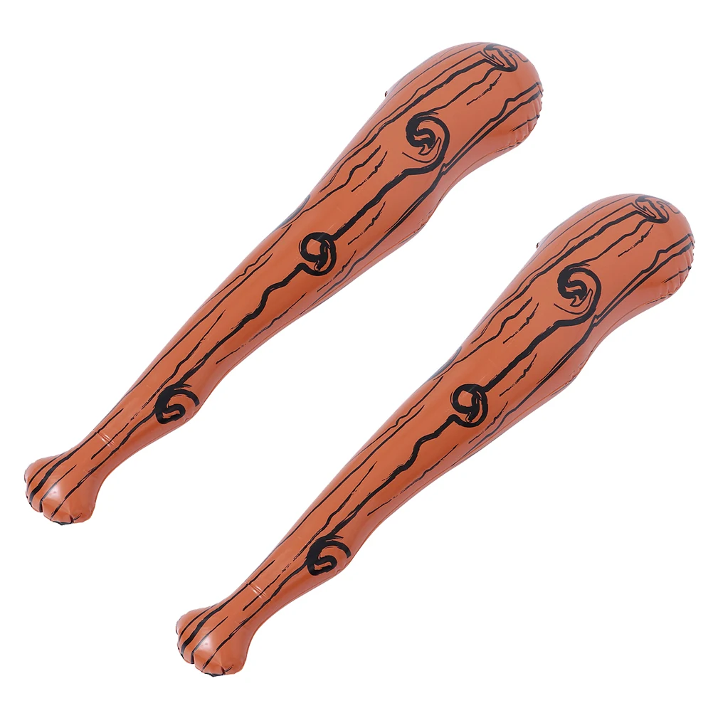 Palo inflable de béisbol de PVC, palo de porristas, colores brillantes, juguete para fiesta de Halloween, recuerdo, juegos al aire libre, 2 uds.