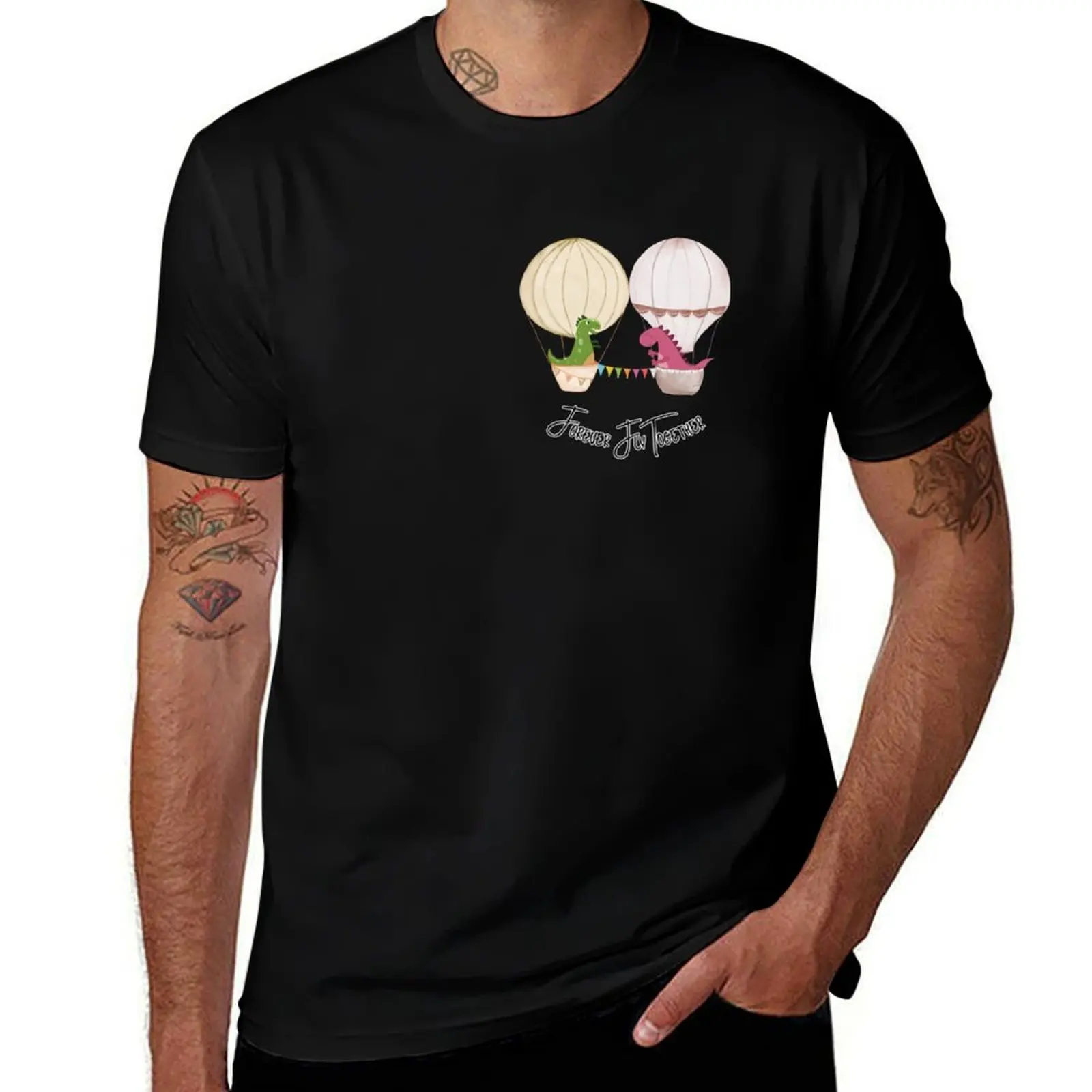 Forever Fly Together T-Shirt Basic Solid Color Casual Tee Shirt T-Shirt