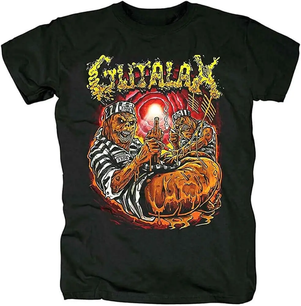 Gutalax T-Shirts Czech Republic Hard Rock Metal Band T-Shirt