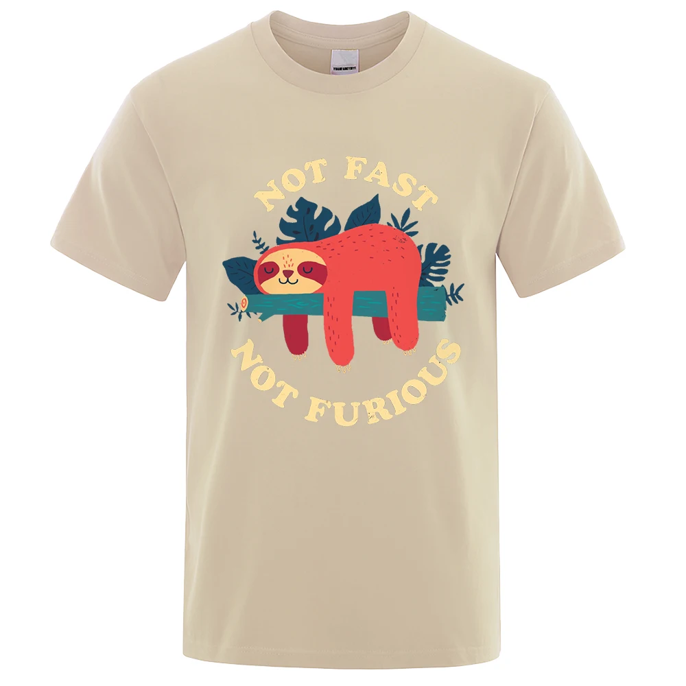Nicht Schnell Nicht Furious Männer T-Shirts Sommer Oansatz Oversize T Shirt Baumwolle Lose Kurzarm Grundlagen Straße Hip Hop Sportswear