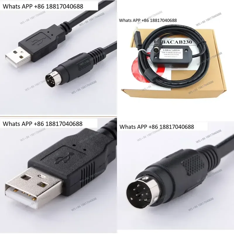 1PC for DVP-PC DVP-PC-USB DVPACAB2A30 USBACAB230 PLC USB Download Cable Programming Communication Data Line