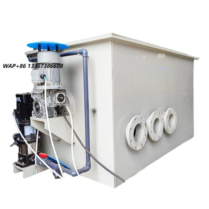 Indoor Fish Farm RAS System Recirculating Aquaculture Drum Filter for Koi Pond