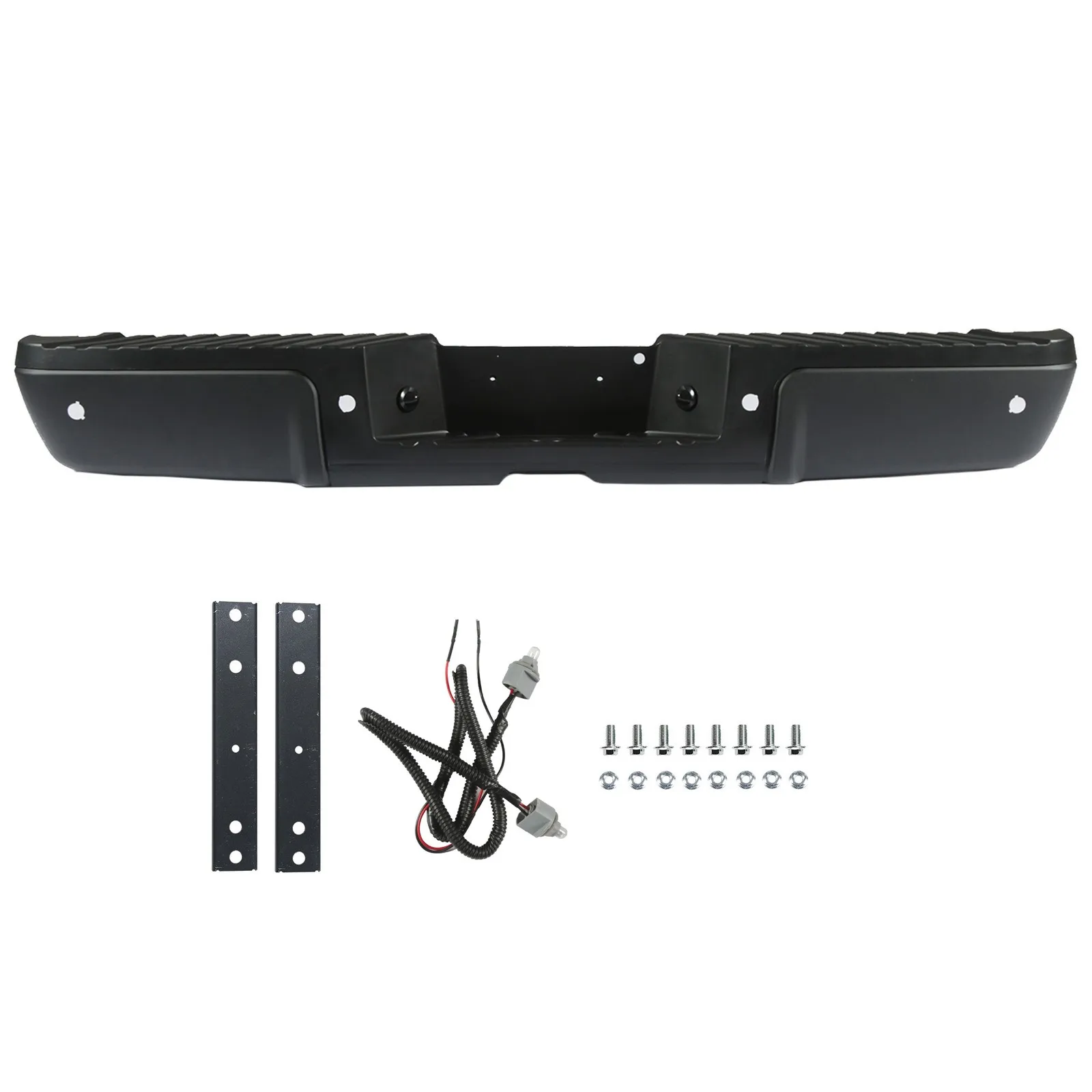 Бампер задний для Ford F-250 2008-2016 Super Duty с отверстием для датчика движения