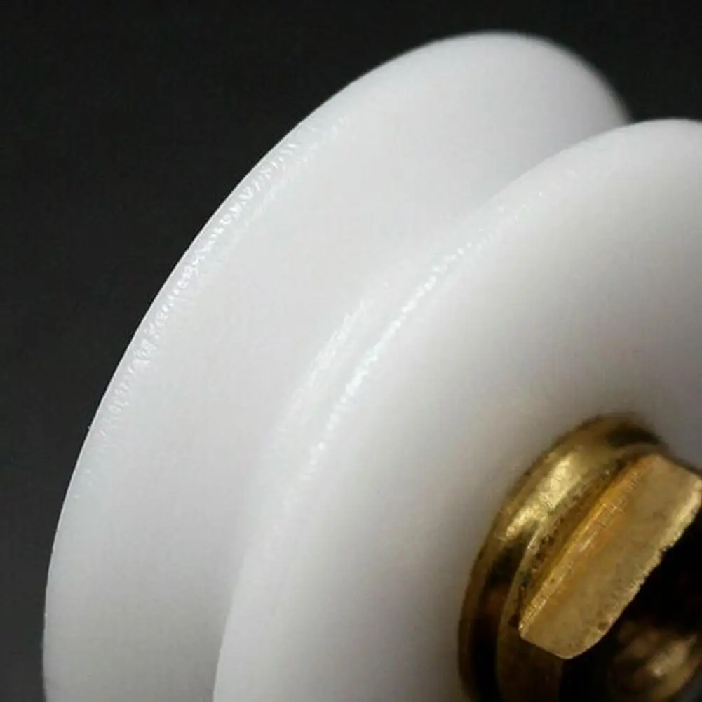 

Shower Door Rollers Shower Room Bathroom Quality Baths Parts Diameter Grooved Runners Shower Part Shower Room 22mm