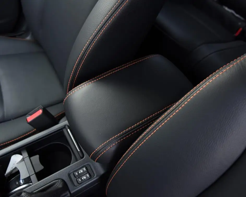 For Subaru XV 2012 2013 2014 2015 2016 2017 Microfibre Leather Center Armrest Box Cover Car Interior