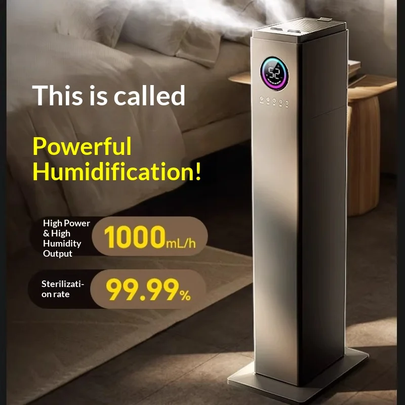 

Ультразвуковой увлажнитель воздуха с холодным туманом, тихий, портативный, USB, для спальни, дома, аромадиффузор, ночник, большой резервуар, увлажнитель