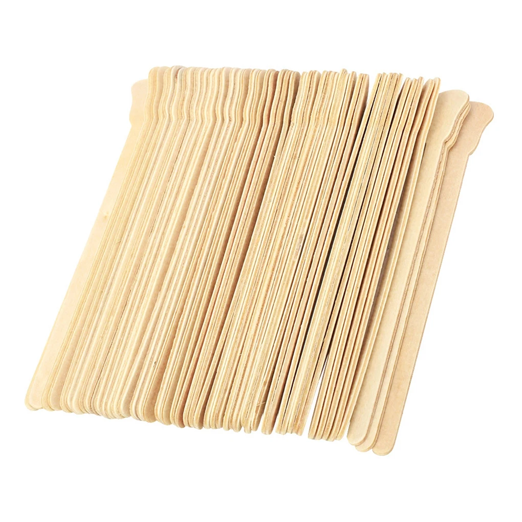 100 Pieces Wax Sticks Eyebrow Wax Waxing Sticks Waxing Package Adults