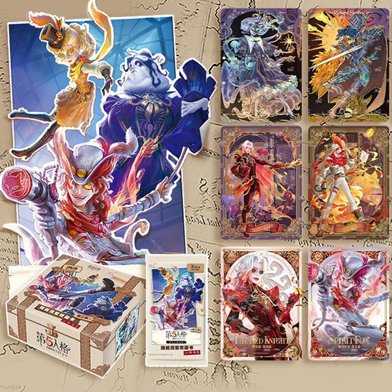 KAYOU Identity V Card Genuine Fun Film 2th Anime Cartoon Printing Collection Card Game Merchandise Toy Ornaments Holiday Gifts
