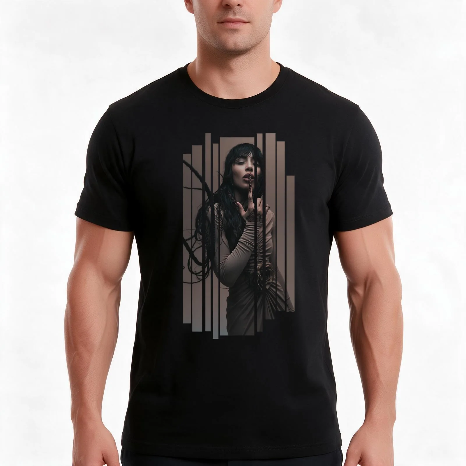 Loreen Tattoo Sweden Eurovision 2023 T-Shirt, Summer Casual Cotton Tee, Oversized Streetwear Tops, Vintage Graphic Print