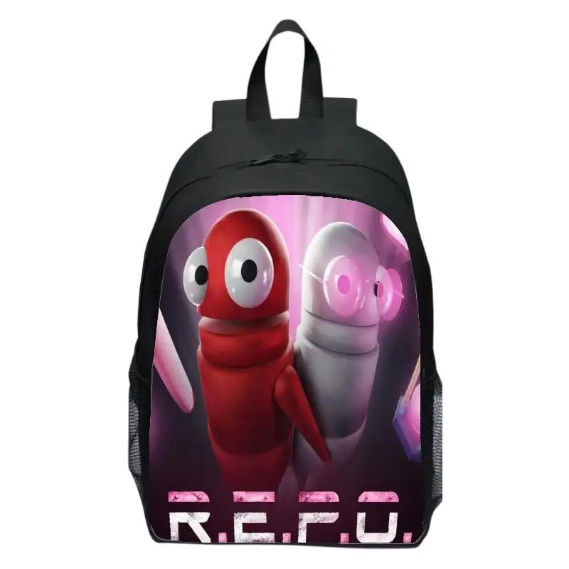 Tas ransel anak 16 inci, tas sekolah dasar, tas ransel pria dan wanita, tas TK, model baru dari game repo recycling action
