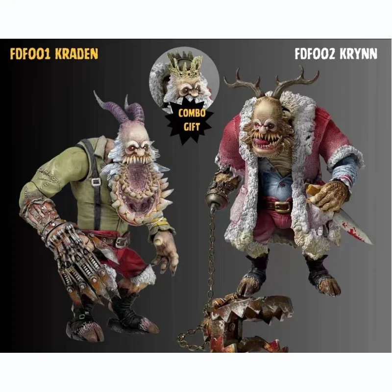 FURY TOYS Demon Santa Claus Demon Night Strange Tales 1/12 Action Figure Model Rage Studio Movable Toys Gifts Multiverse