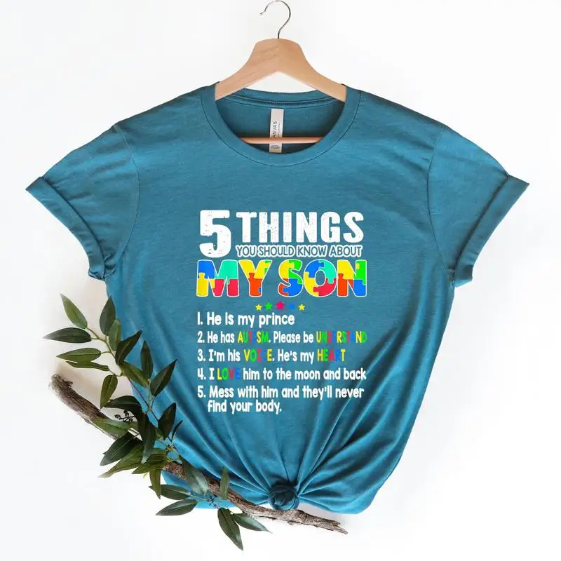 

Autism Dad Awareness Father'S Matching T Shirt Happy Day Support Celebration For Husband Austism