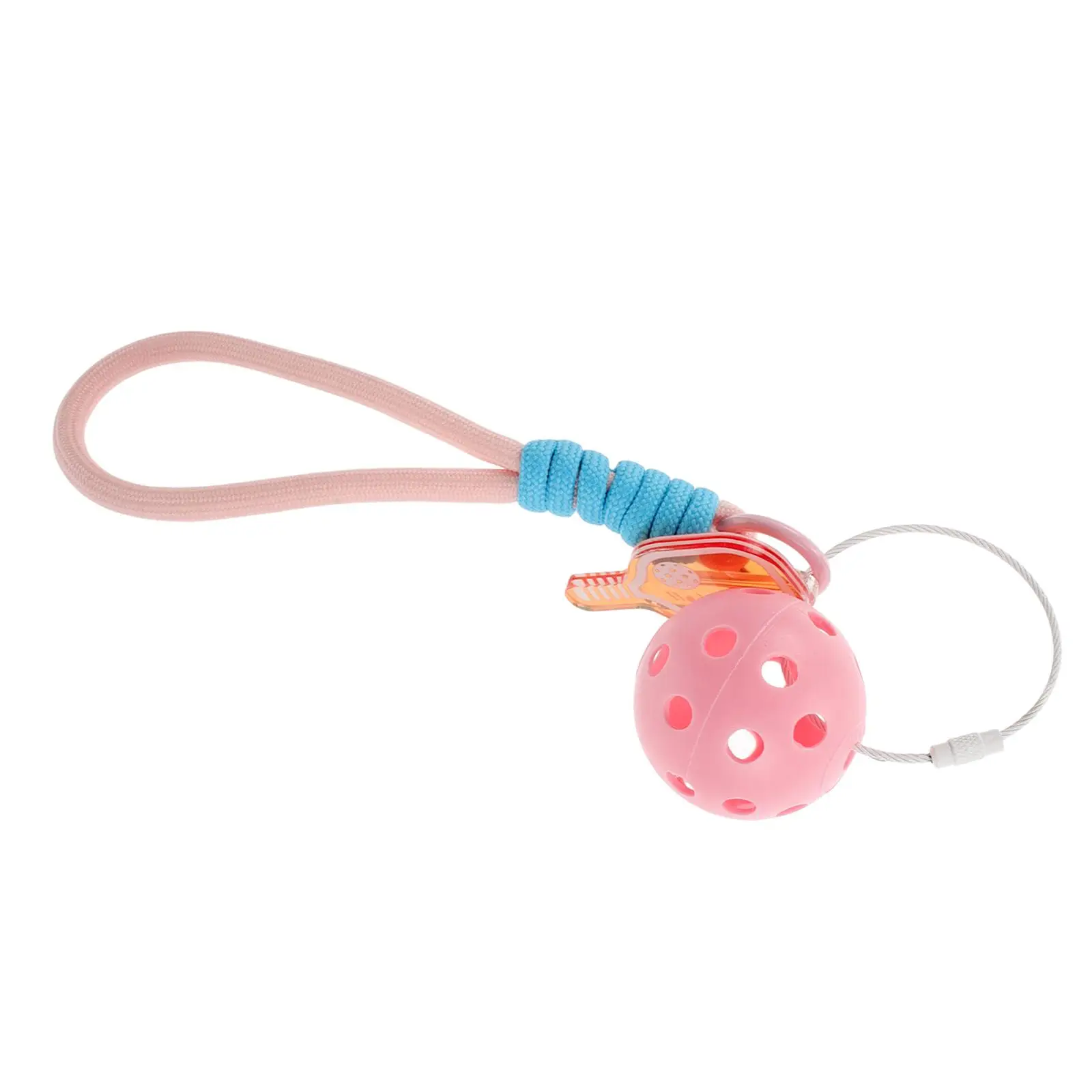 

Hanging Decorations Sports Party Keychains Mini Tennis Charms Durable Portable Gifts Keyring Accessories
