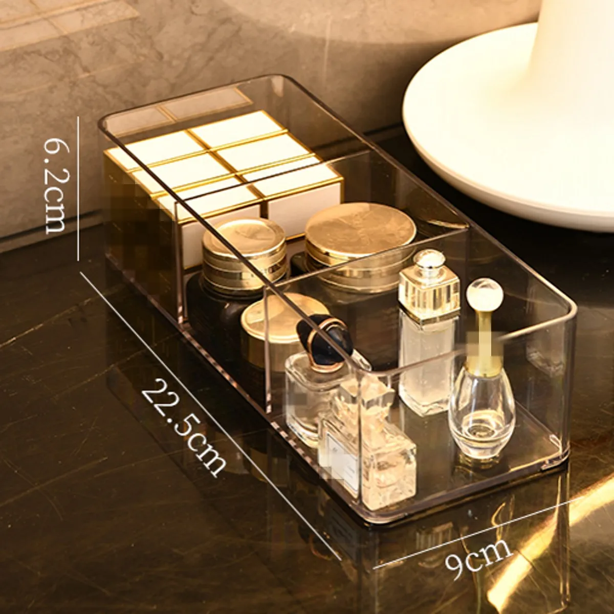 Makeup Organizer for Drawer, Makeup Organizer for Vanity, Countertop, Bathroom, Kitchen and Cabinet Storage Boxes