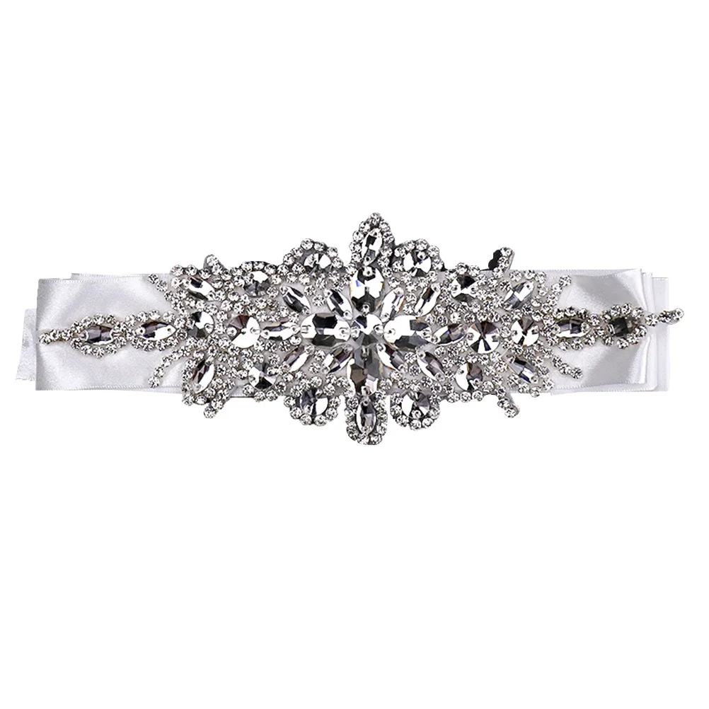 

115Cm Sequin Belt For Women Wedding Bride Waistband Lightweight Dress Accessory Compact Shiny Lady Belt Bridal