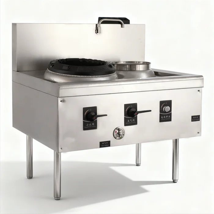 

Одноконфорочная коммерческая газовая плита с высокой температурой нагрева, настраиваемая кухонная газовая плита с раковиной