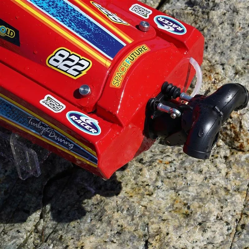 เรือบังคับวิทยุ RC ขนาด 75 ซม. ความเร็ว 50 กม./ชม. รุ่น TX822 มอเตอร์ไร้แปรงถ่าน เรือจำลองความเร็วสูง รุ่น RTR ของเล่นสำหรับผู้ใหญ่ ของขวัญ