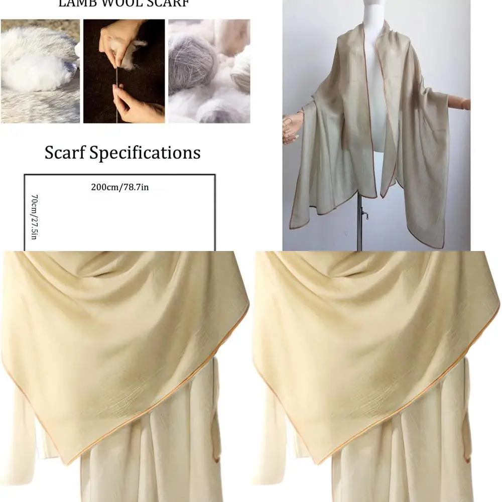 

Элегантная шаль из пашмины из смеси кашемира и шелка — легкий шерстяной и шелковый шарф, приятная для кожи накидка