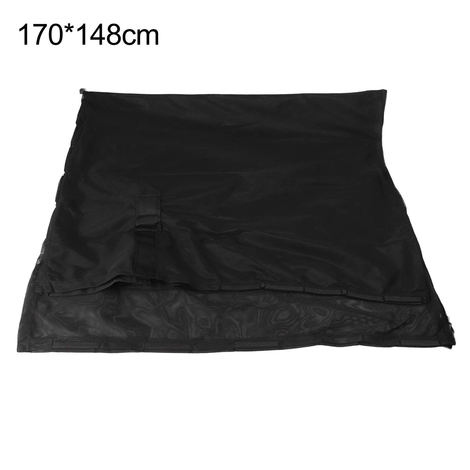 Car Trunk Ventilation Mesh Accessory Heat Insulation Black Car Sunshade Quick Installation Easy Storage Camping
