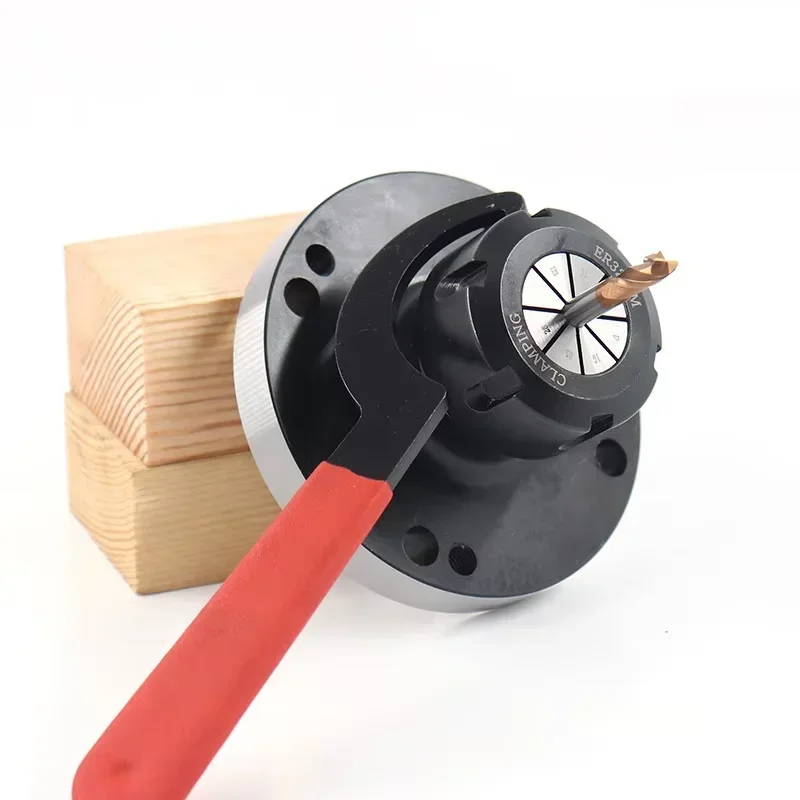 45/80/100mm/125mm Diameter Collet Chuck High Accuracy Carbon Steel Fixing Chuck Holder ER Collet Chuck ER16 ER20 ER25 ER32 ER40