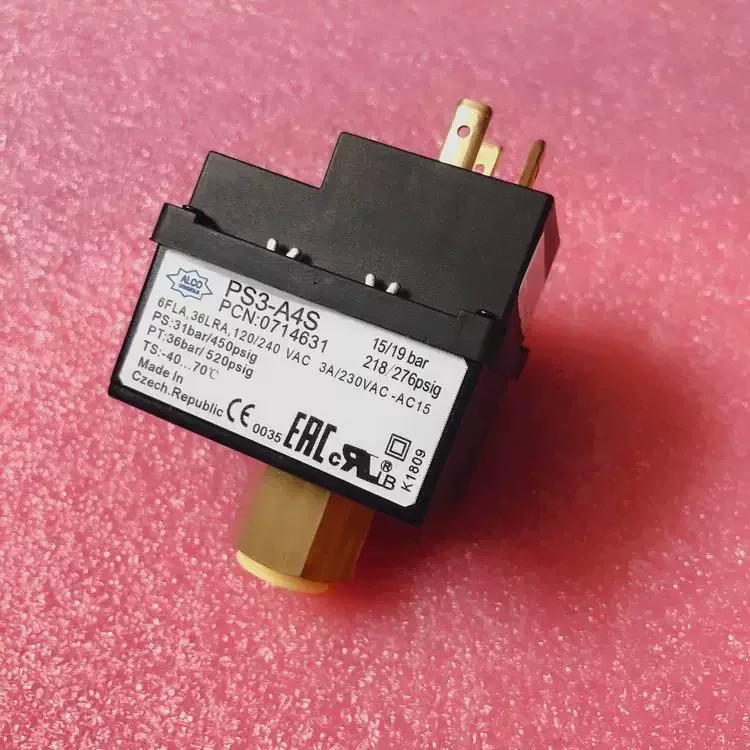 ALCO Emerson PS3-A4S 15/19bar pressure switch, relay, controller