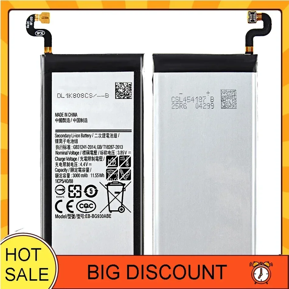 EB-BG930ABE EB-BG935ABE Battery For Samsung Galaxy S7 G930 G930F SM-G9300 S7 Edge S7edge G935 G935FD SM-G935F Li-ion Replacement