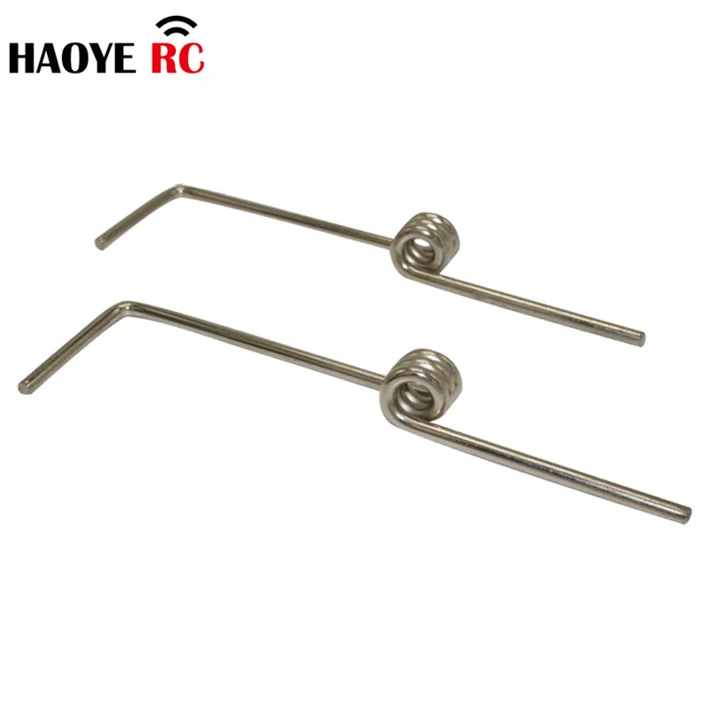 Haoye 5 peças diâmetro 4mm comprimento 145mm molas de metal haste trem de pouso roda dianteira para avião rc modelo peças acessórios