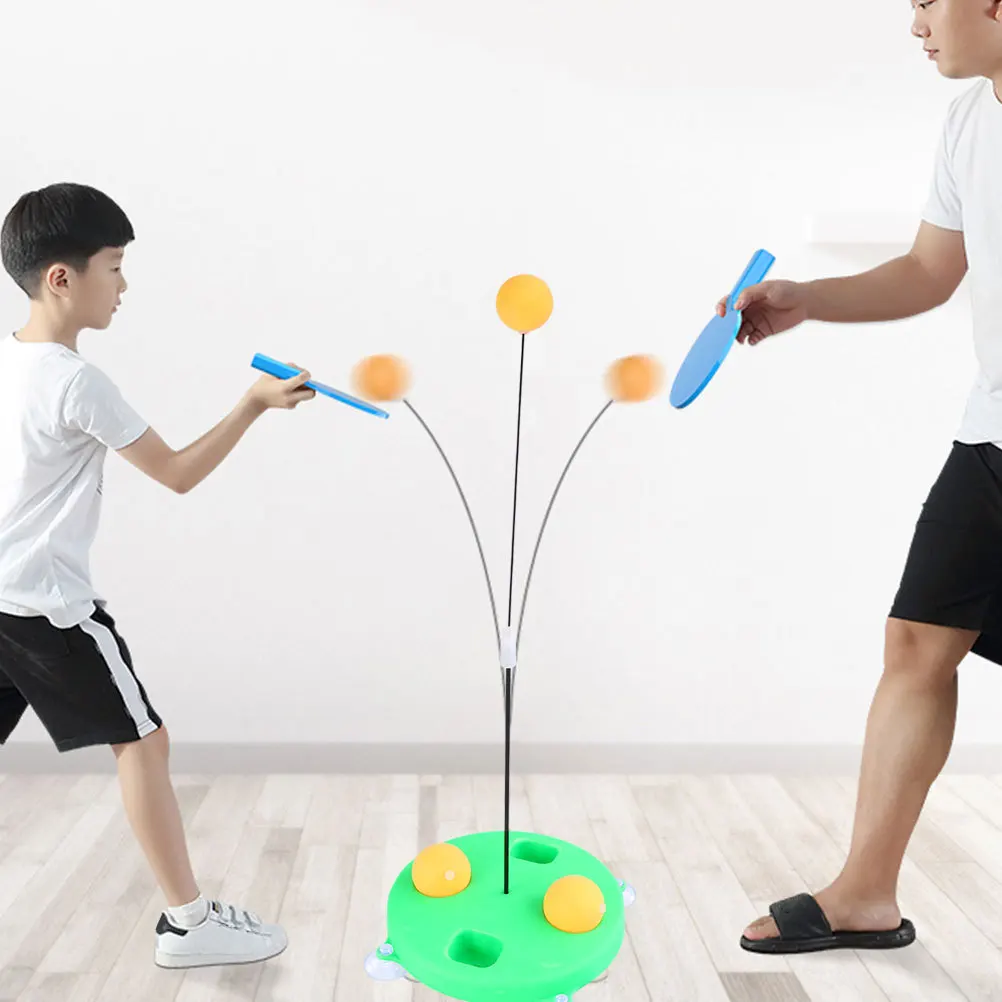 

1Set Table Tennis Training Equipment Elastic Bounce Device for Outdoor Sports Trainer Educational Plaything Green
