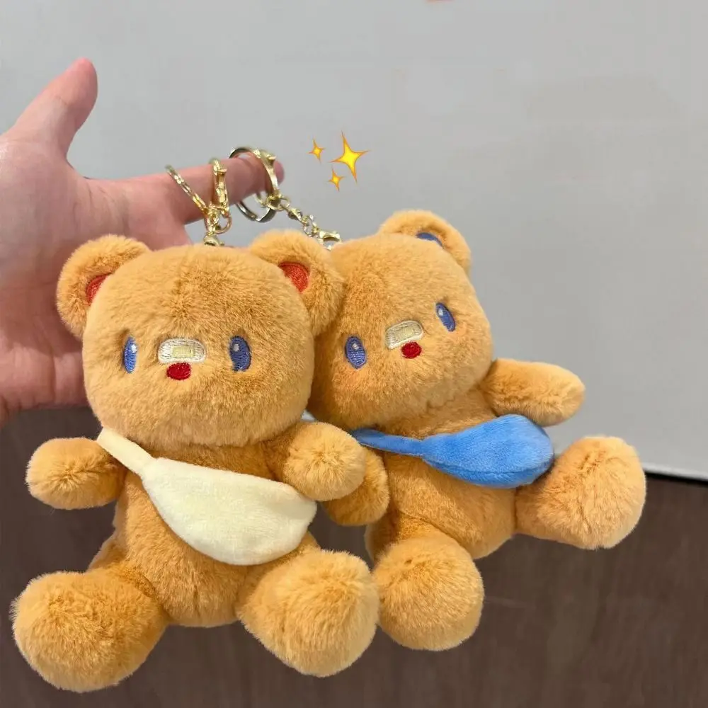 

Car Ornament Cute Cartoon Bear Plush Keychain Plush Bear Doll Soft Doll Plush Pendant Plush Animal Keyring Little Bear Plush Toy