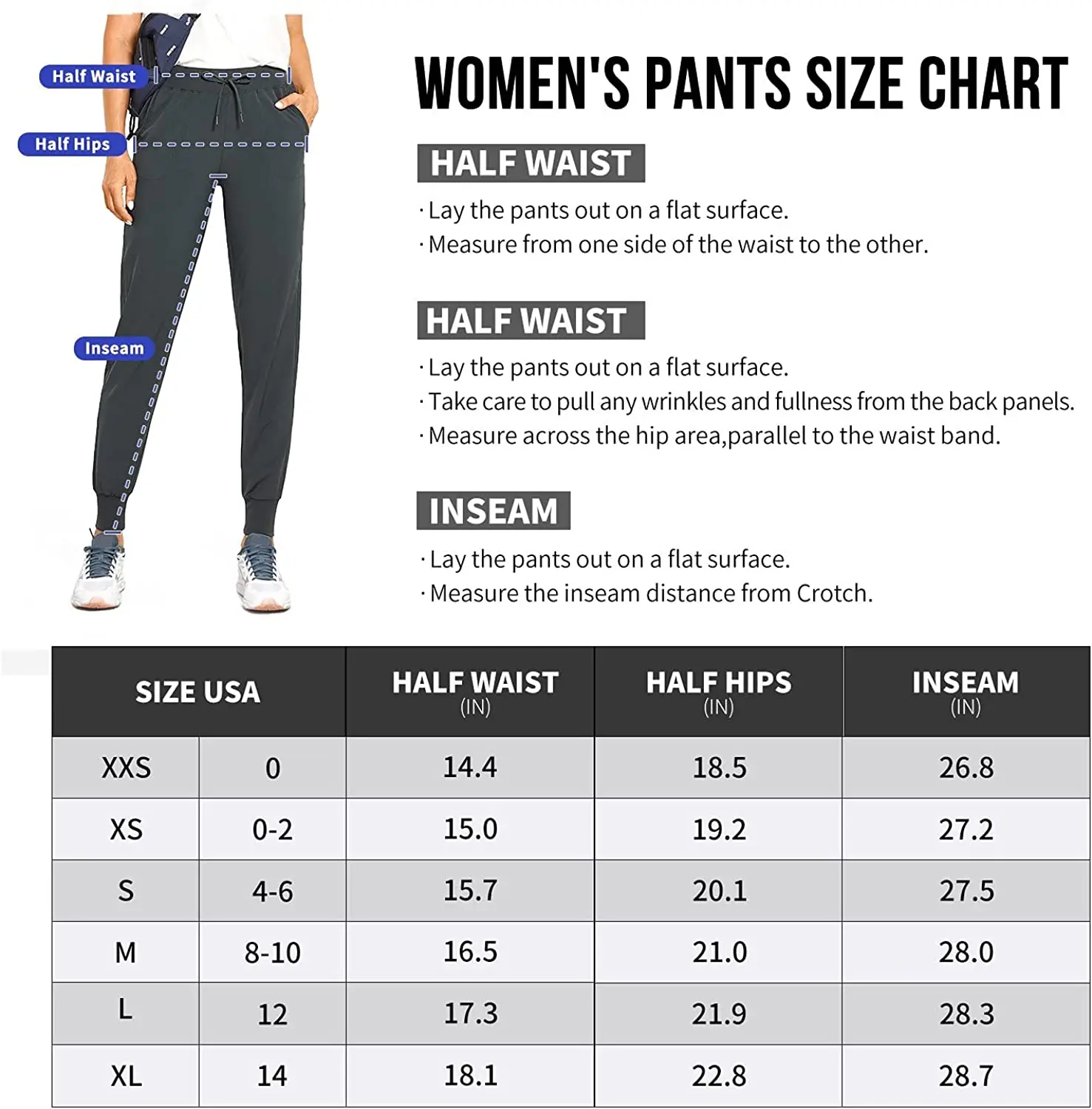 Women Lightweight Joggers Pants Quick Dry Running Sweatpants Athletic Workout Track Pants- 27.5 inches Trousers pantalones