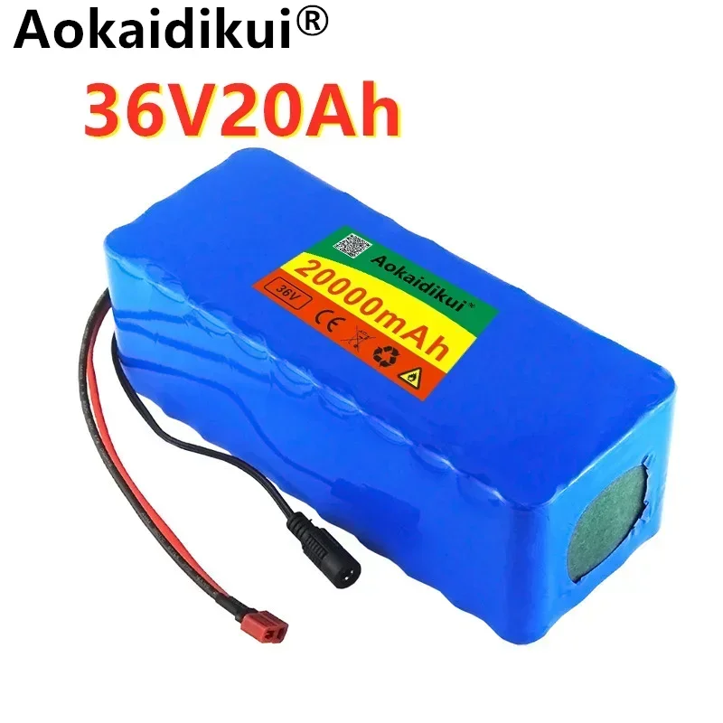 ก้อนแบตเตอรี่18650ลิเธียม skuter listrik 36V 20000mAh 10S4P ก้อนแบตเตอรี่ skuter listrik skuter listrik 36V 100AH 36V