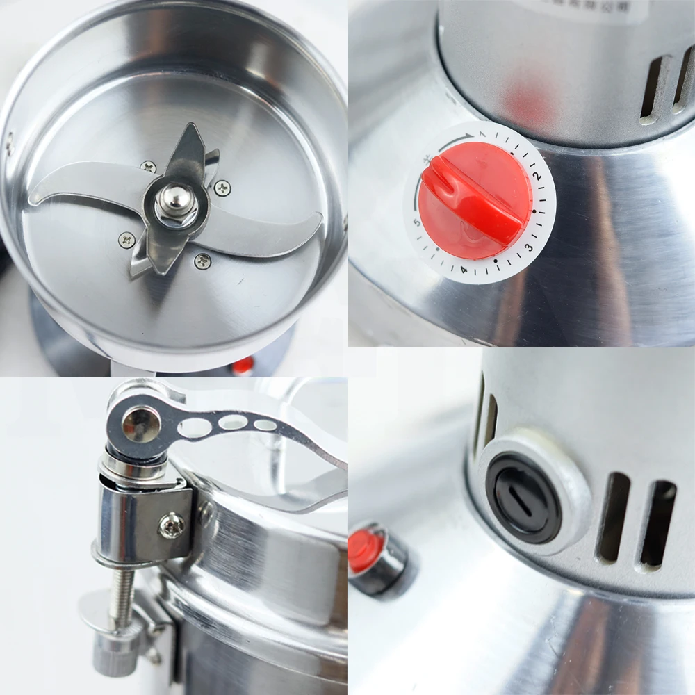 500 جرام مطحنة القهوة الكهربائية مطحنة التوابل الحبوب الكهربائية مطحنة الفول المكسرات التوابل الحبوب العشبية مسحوق خلاط مطحنة الطعام الجاف