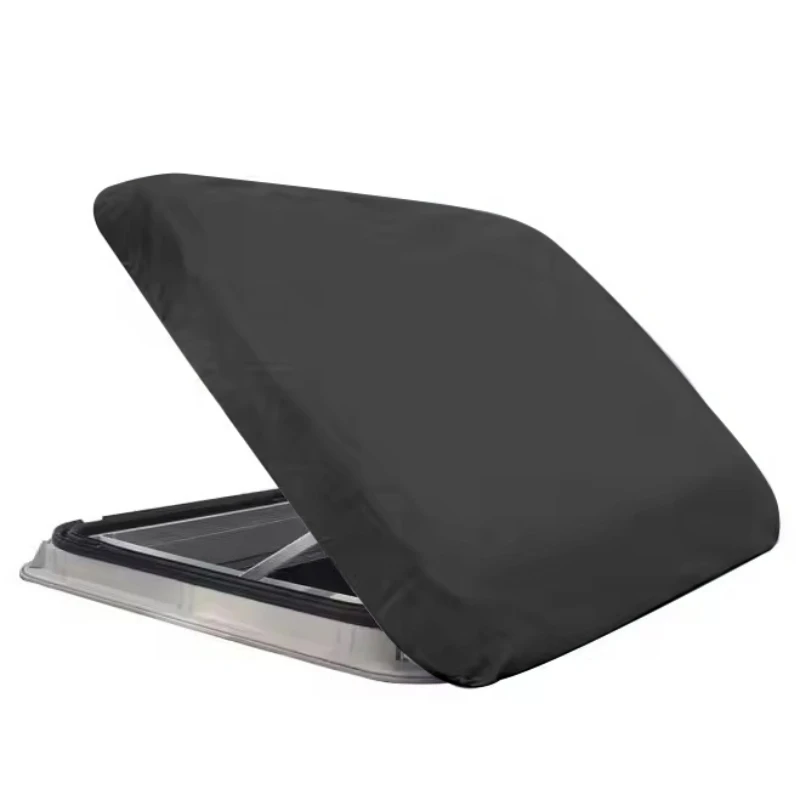 1Pc 600D Oxford Waterproof Roof Hatch Cover Black/Grey RV Skylight Caravan Roof Vent Window Sunshades Protective Accessories