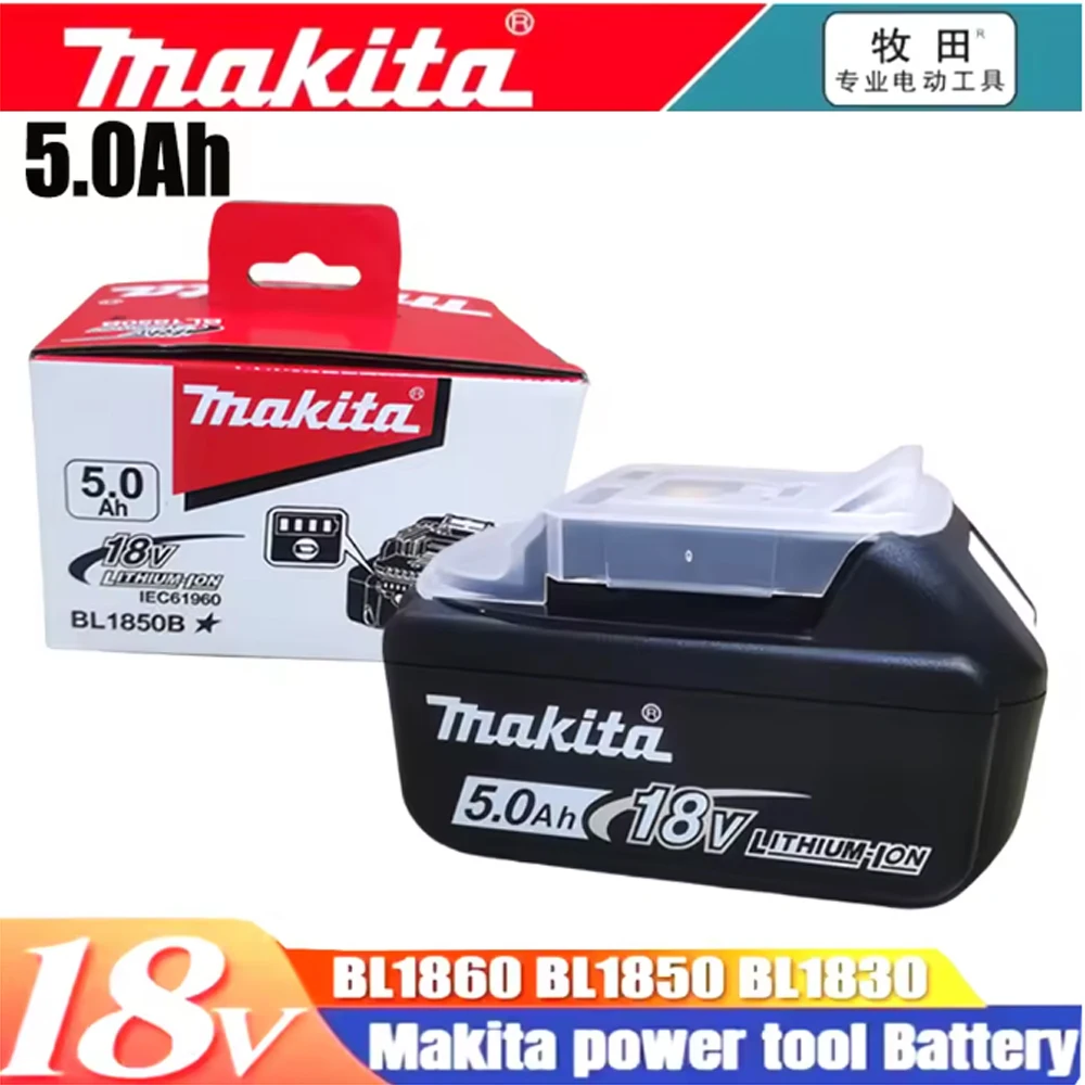 

100% Genuine Makita 6Ah for Makita 18V Battery BL1840 BL1830B BL1850B BL1850 BL1860 BL1815 Replacement Lithium Battery