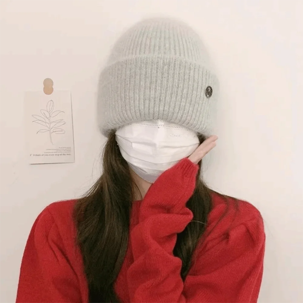 أزياء المرأة الشتاء قبعة بلون الشتاء الدافئة السيدات البلوز القبعات رشاقته يندبروف بيني كاب #4