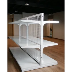 Customized Metal Supermarket Shelves, Warehouse Shelves, Lozier, Gridwall Shelving, Shop Racks with Good Selling, Foshan Joyings