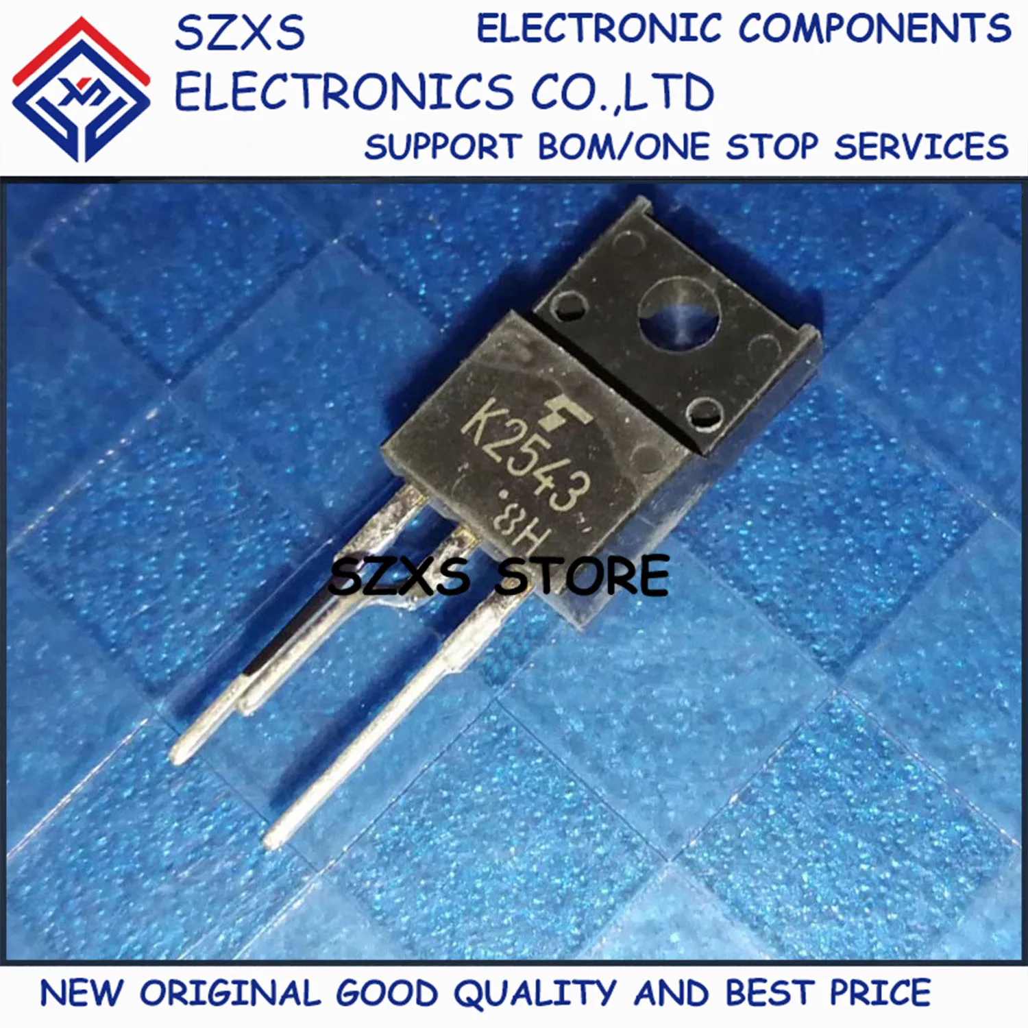 

New Original 20Pcs K2543 2SK2543 TO-220F 500V 8A MOSFET Field-effect Transistor In Stock Electronic Components Good Quality