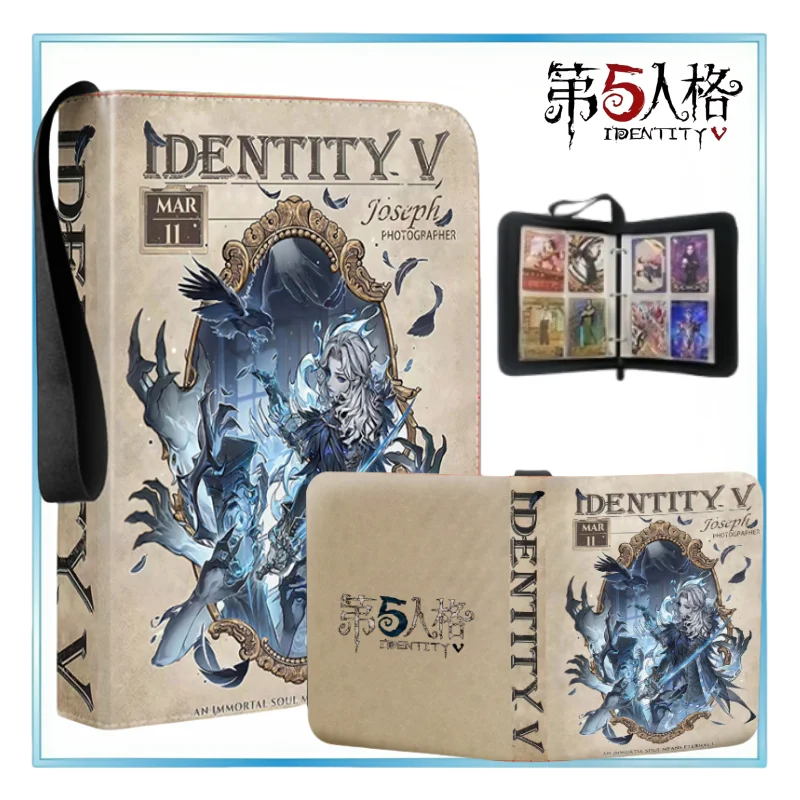 

Identity Ⅴ Four-grid Card Binder Album Storage Book Loose-leaf Card Collection 400pcs Anime Merchandise BoyGirl Festival Gifts