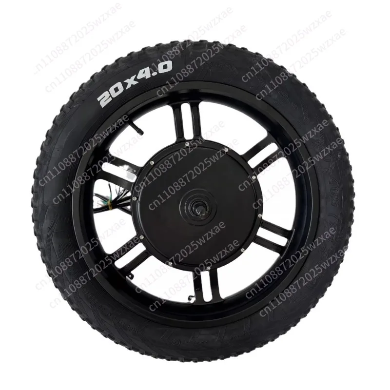 20 Inch Brushless Gearless 48V 60V 72V 1500W Off-road Fat 20x4.0 20x4 1/4 Tire   Bike Bicycle Snowbike Hub Motor